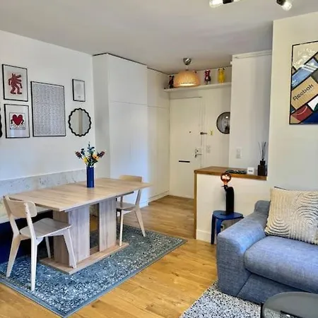 Batignolles Chaleureux Et Moderne 3 Pieces * Paryż